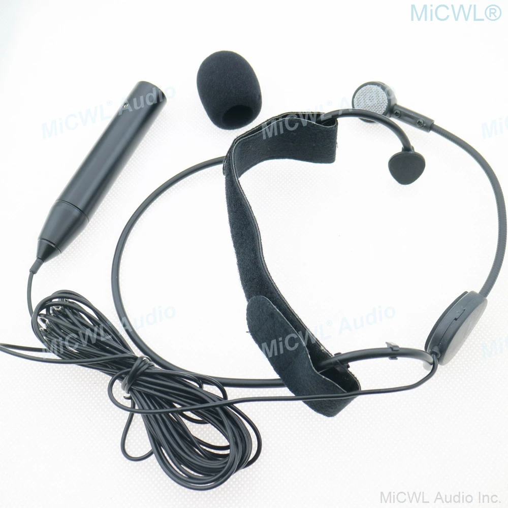 Фото Профессиональный конденсаторный динамический микрофон-гарнитура ME3 с XLR 3-контактным разъемом, фантомным питанием, для микшера и усилителя, кабель 5 м №2