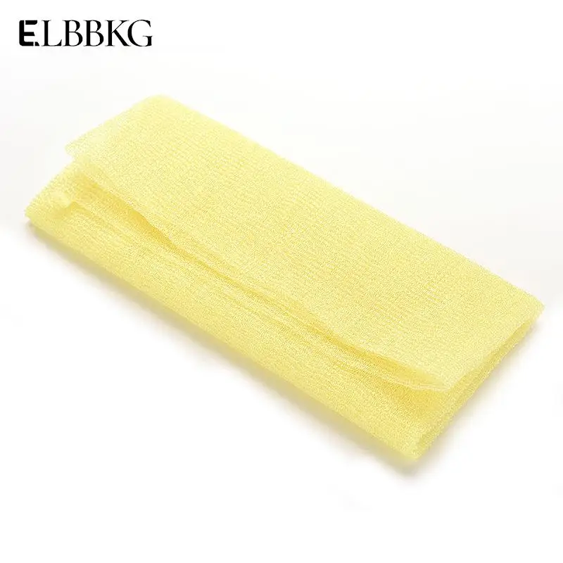 

1PCS Nylon Japanese Exfoliating Beauty Skin Bath Shower Wash Cloth Towel Back Scrub 3 Colors Towel Sponges & Scrubbers
