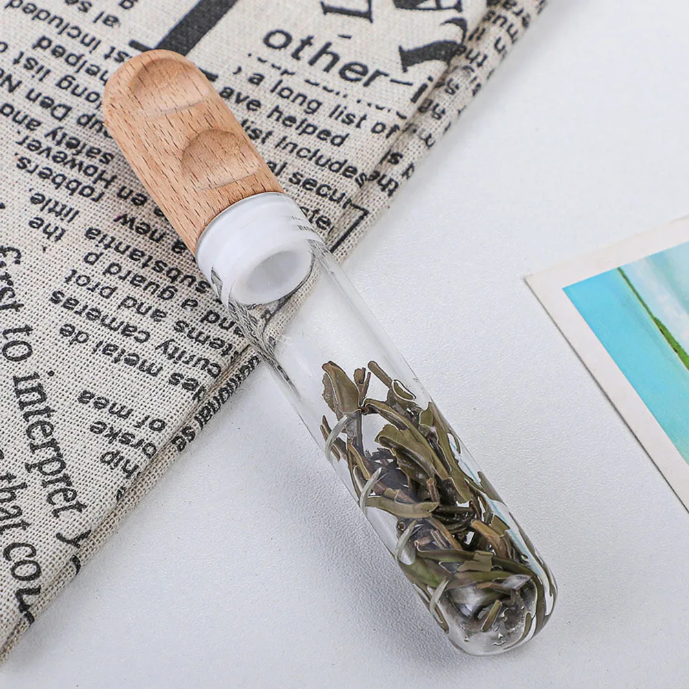 

Glass Tea Infuser Cork Glass Bottle Transparent Tea Strainer Heat Resistant Tea Infuser for Mug Home Kitchen Tea Brewing Tube