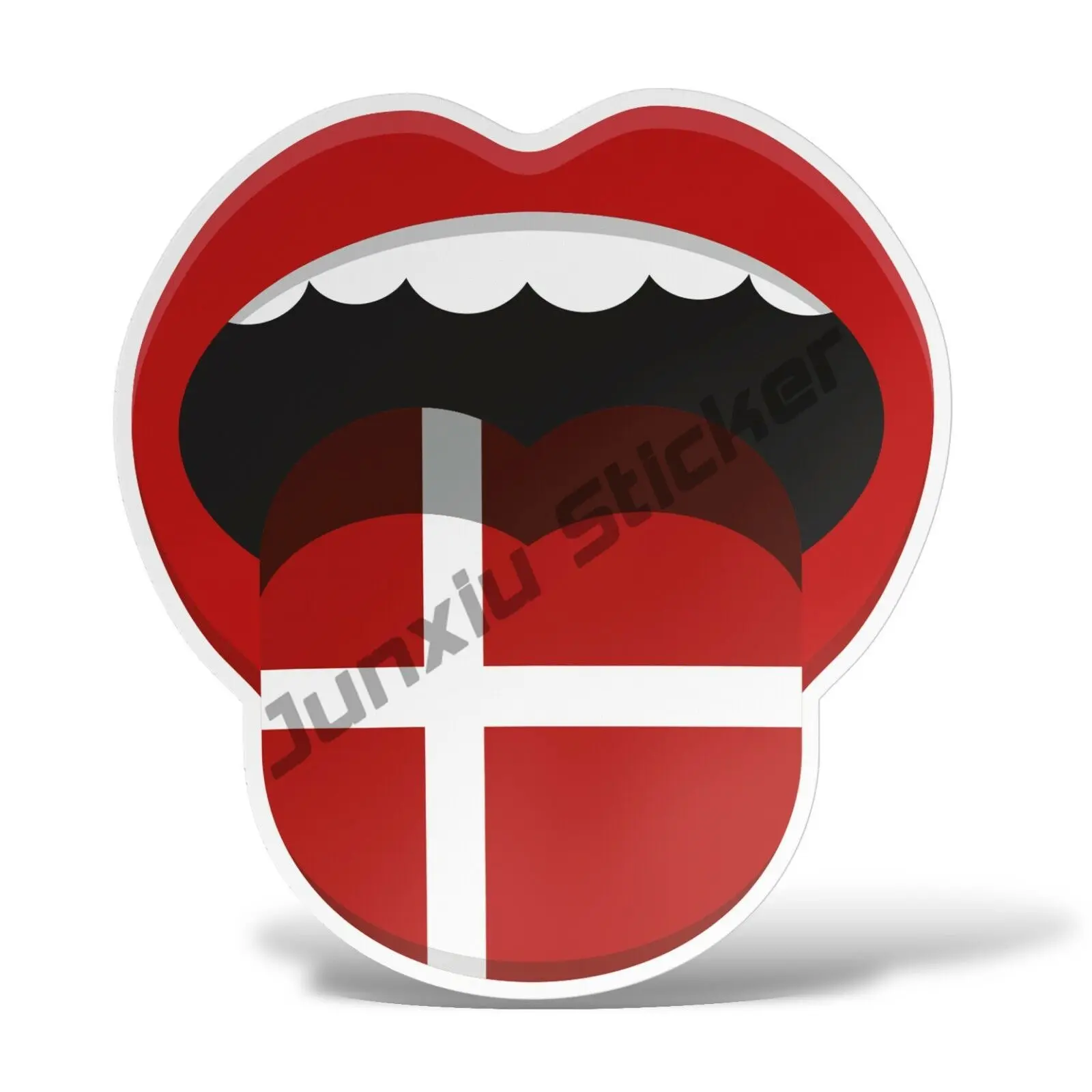 Дания Датский скандинавский флаг значок виниловая Светоотражающая наклейка для