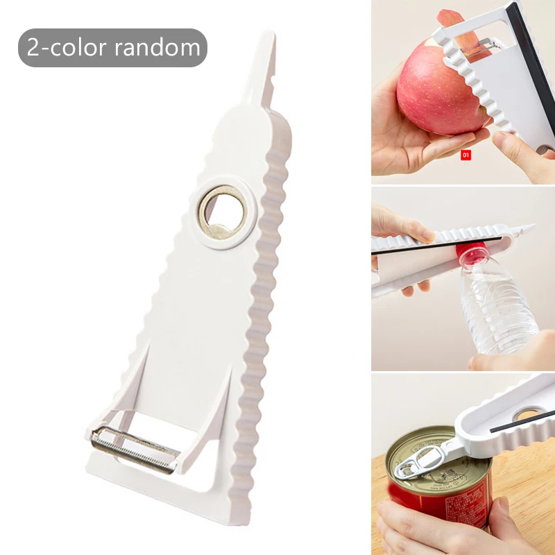 

Многофункциональный консервный нож с овощечисткой, простой в использовании портативный консервный нож для кухни, гаджет GRSA889