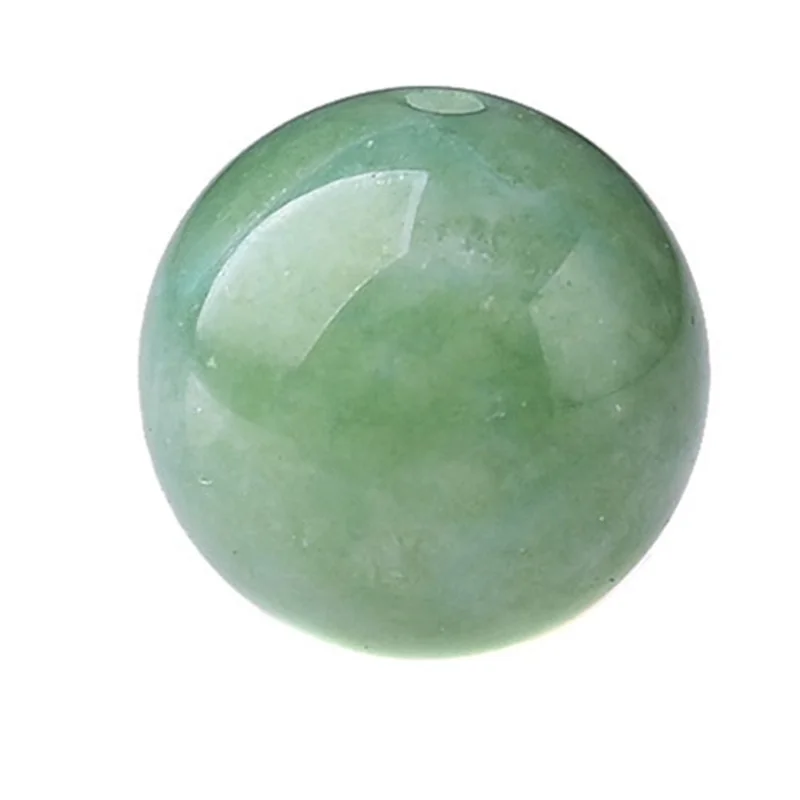 Натуральный оптимизированный нефрит халцедон масло голубой свободный бисер