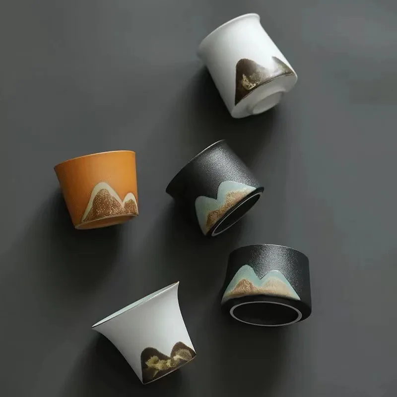 

Глазурованная живопись пейзаж мастер чашка одна чашка керамическая посуда Цзянь чайная чаша чайный набор кунг-фу чайный набор кружка Чайные чашки