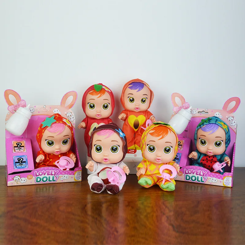 

9-inch Crying Doll Can Make A Sound and Cry Baby Crying Doll 2nd Generation Girl Toy Baby Gift To Appease Baby Interactive Doll