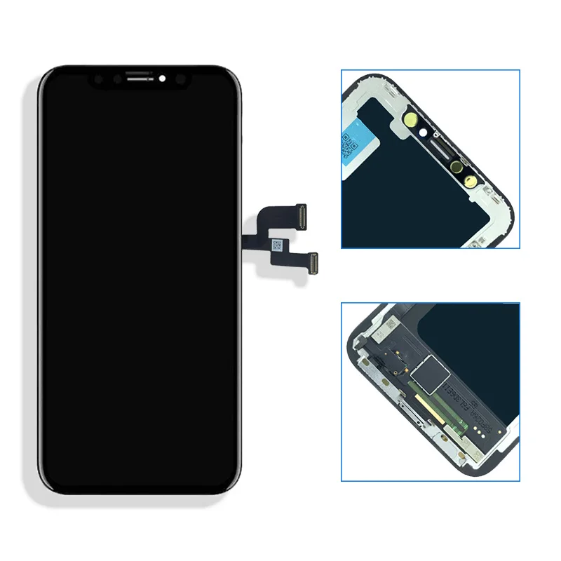

AAA +++ для iPhone X LCD XR XS Max OLED экран для замены 11 Pro дисплей с 3D сенсорным дигитайзером в сборе