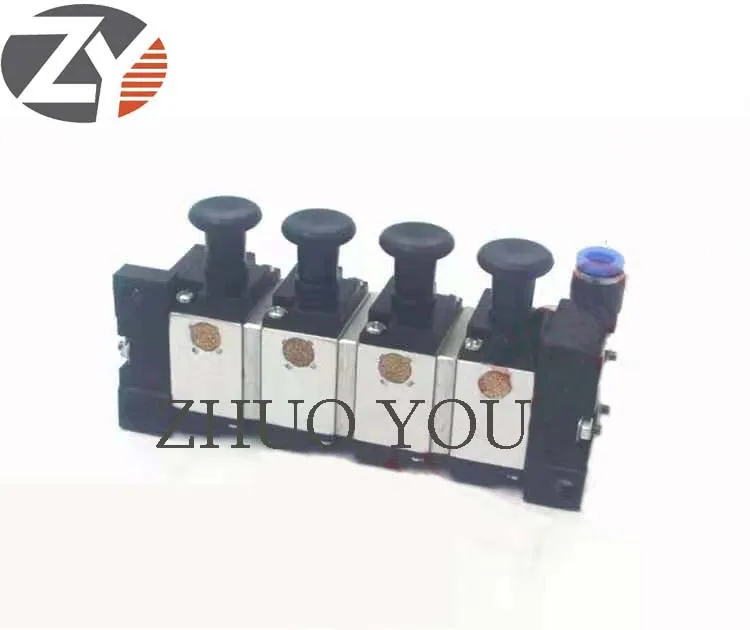 

Woodworking drilling push-pull valve group pneumatic four-position hand-pull valve drilling accessories