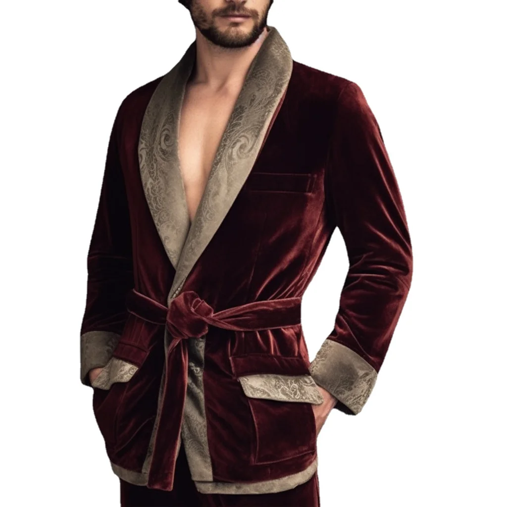 

Smoking Jacket Robe for Men Vintage