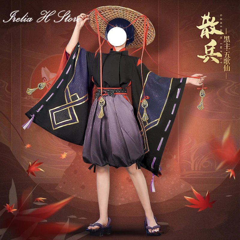 

Irelia H Store Genshin Impact Kunikuzushi Косплей Scaramouche Kunikuzushi Кимоно костюмы на Хэллоуин