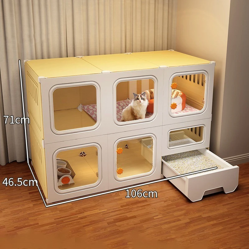 Большая клетка для кошек товары домашних животных переноски кошки с унитазом