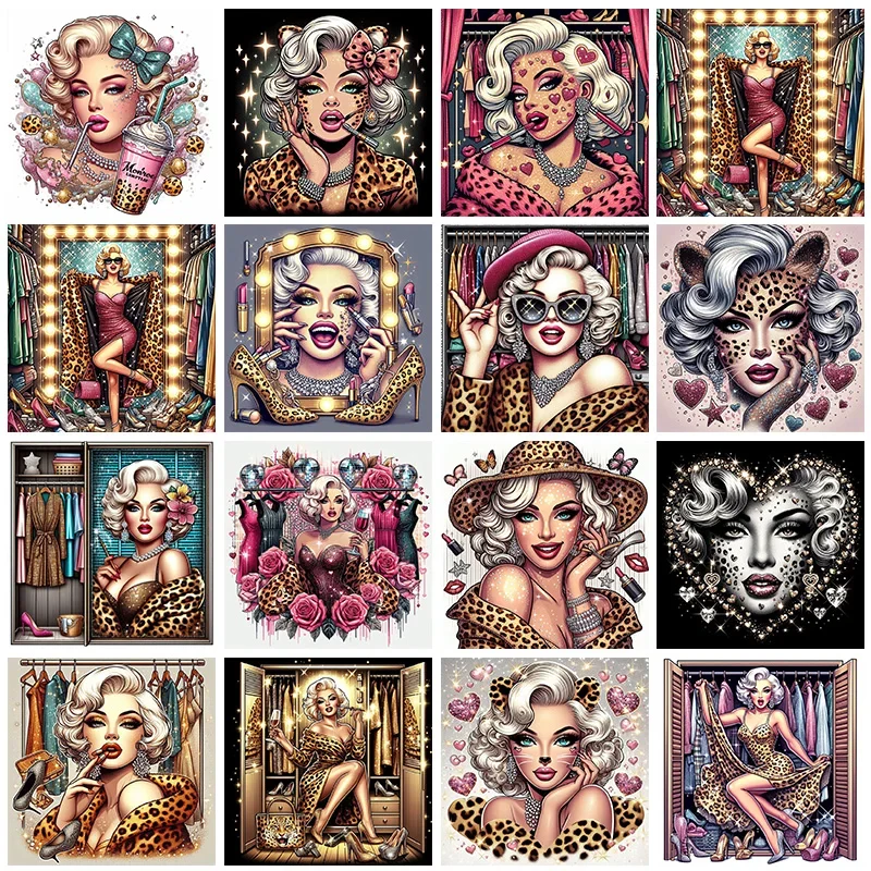 Горячие игрушки Алмазная картина 5D Сумка на молниях Мультяшный стиль Акриловый