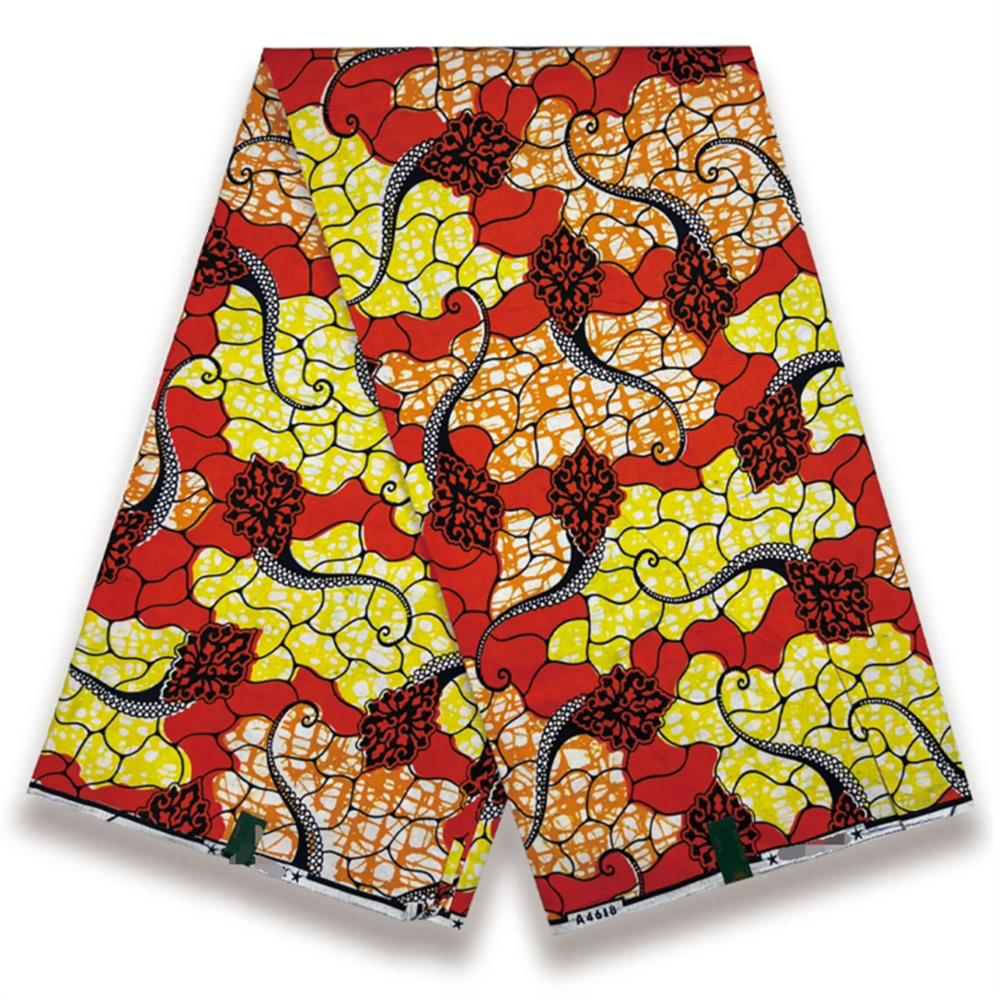 Африканская восковая ткань для праздничного платья настоящий воск батик