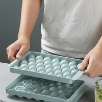 round rhombus ice mould colorful ice ball maker summer plastic large ice cube mold ball shaped mould food grade kitchen gadget