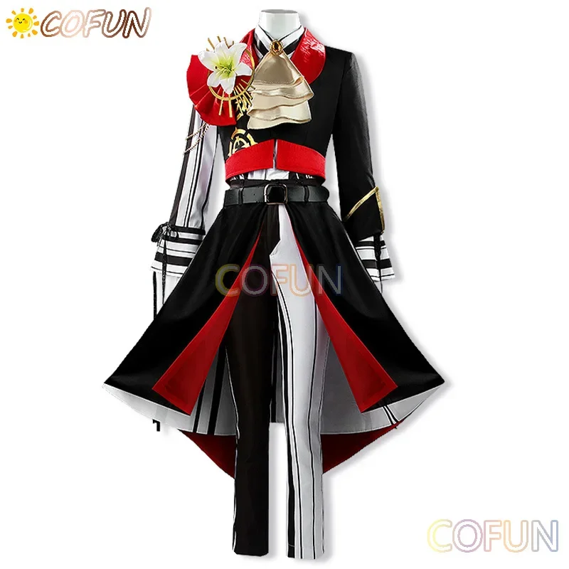 COFUN NIJISANJI Vtuber VOLTACTION RELOAD Seraph Dazzlegarden Косплей Костюм Хэллоуин Наряды Женщины Мужчины