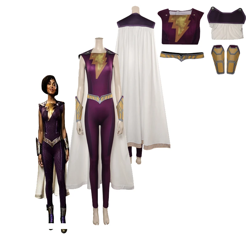 

Костюм для косплея Darla для девочек, Shazam Fury of the боги, фантазия на Хэллоуин, карнавал, женская одежда для ролевой маскировки