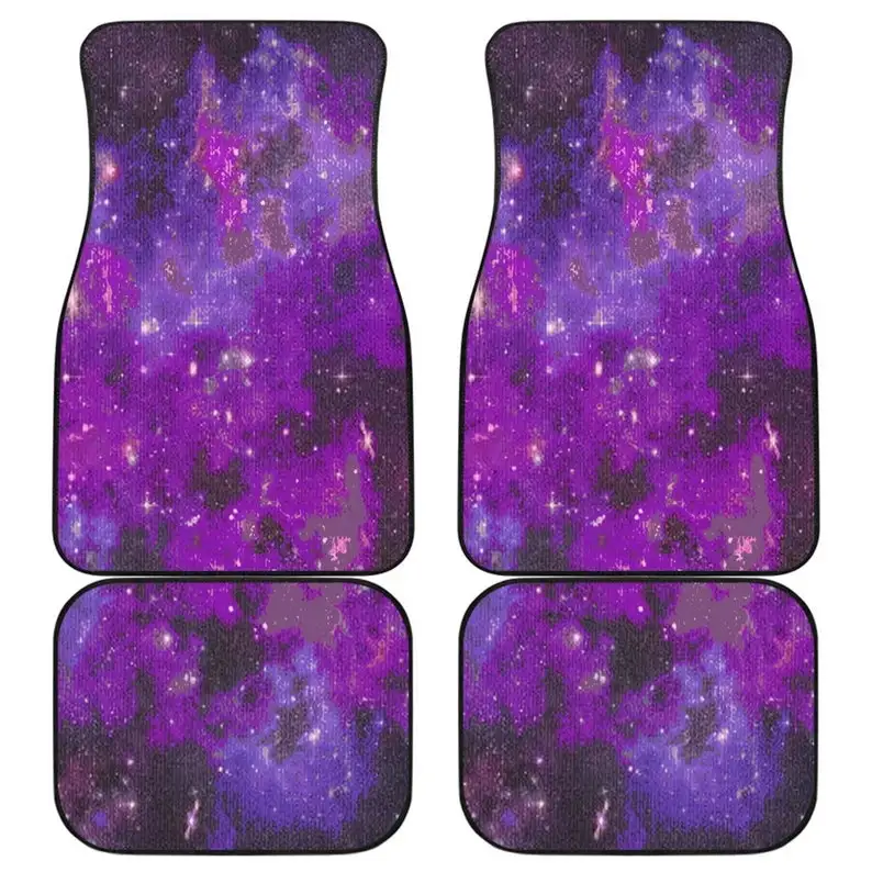

Purple Cosmic, Set of 4 Car Floor Mats, Custom Made, Housewarming Gift, Auto Accessory, Car Accessories Set , Custom Car Mat, Ca