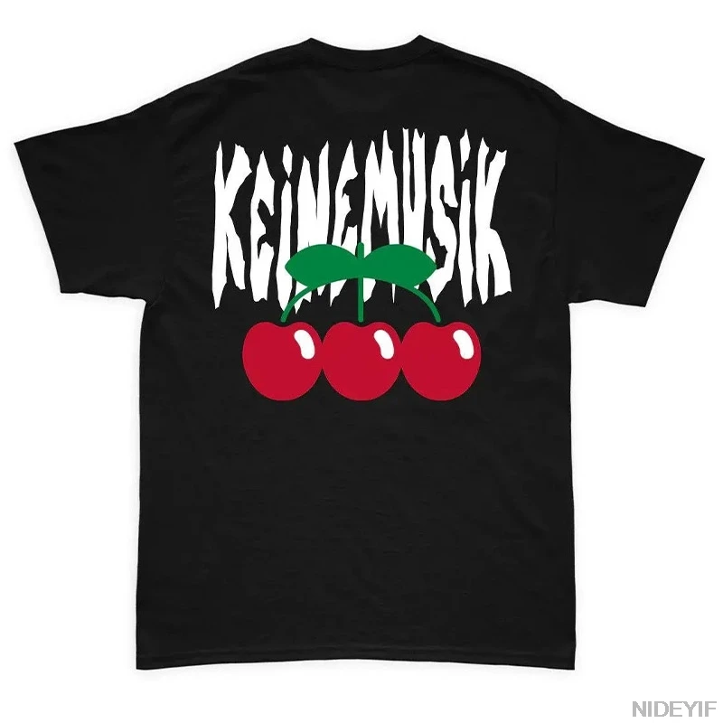 Летняя футболка Keinemusik x Pacha для мужчин и женщин модная уличная хлопковая с