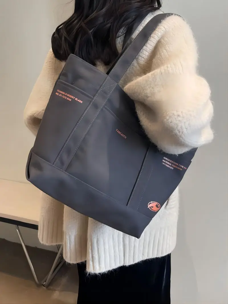 

CGCBAG Casual Simple Lage Capacity Canvas Tote Bag For Women 2023 Fashion Commuting Female Shoulder Bag Luxury Designe Handbags