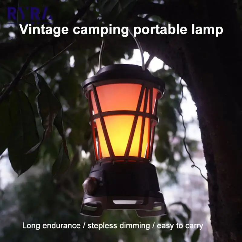 

LED Solar Light Retro Kerosene Lamp Camping Powered Candle Hanging Light Outdoor Portable Lantern Light Courtyard Garden Decor