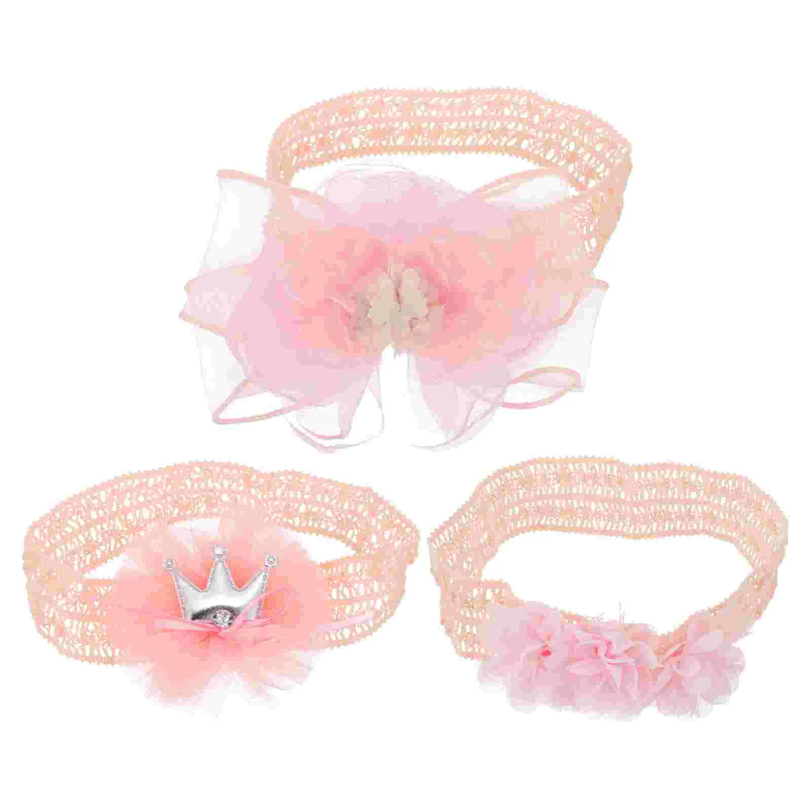 

Baby Headbandhair Accessories Girls Headbands Hairband Bow Lace Infant Tiara Girl Pinkl Bows Birthday