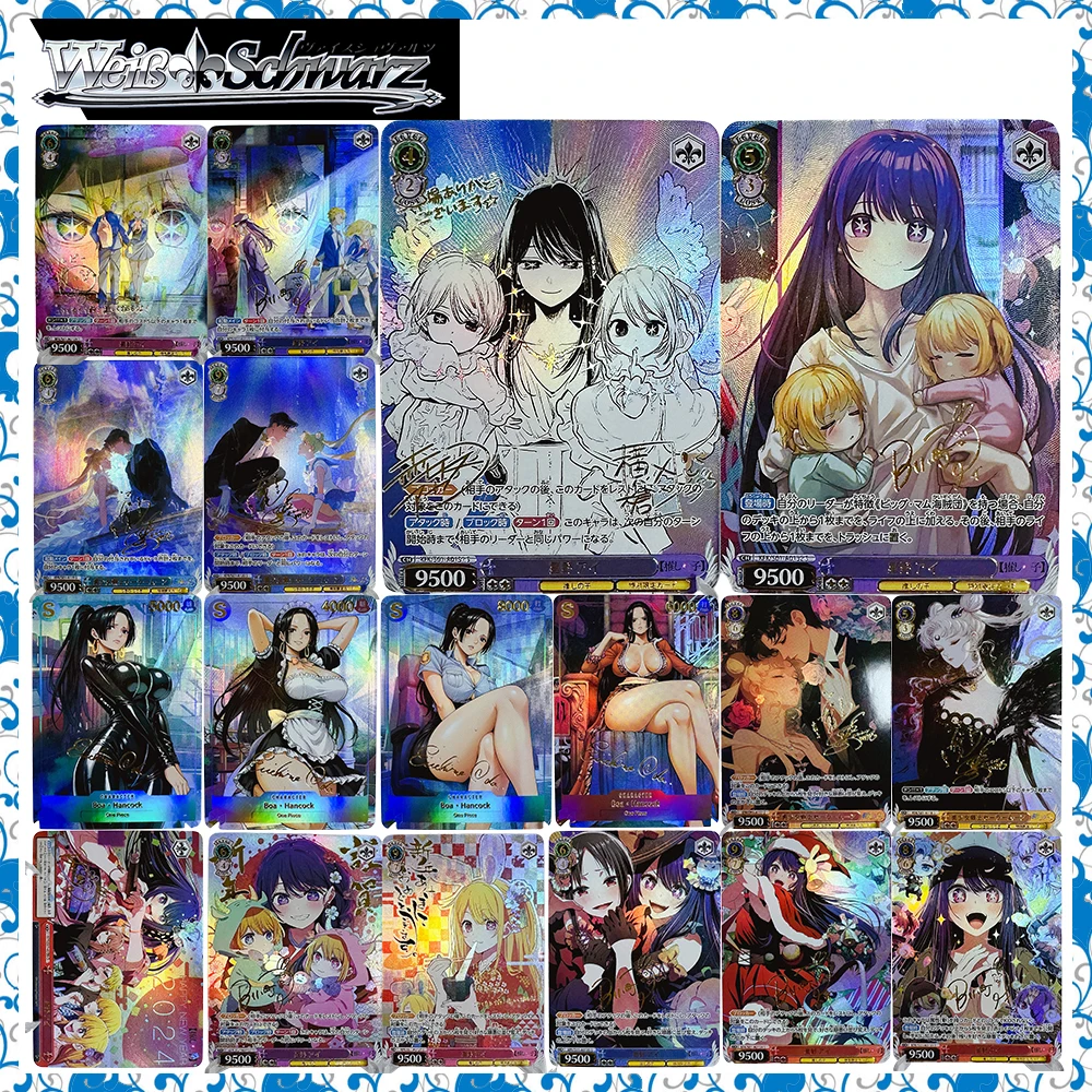Аниме Weiss Schwarz One Piece DIY ACG Hoshino Ai Rubii Премиум Flash Коллекционная карточка для