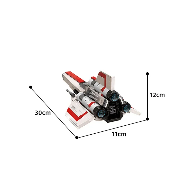Galacticas Battlestars Viperals MKII Building Block Set Space Fighter Brick High-Tech Aircraft Model Toy for Kids Gift