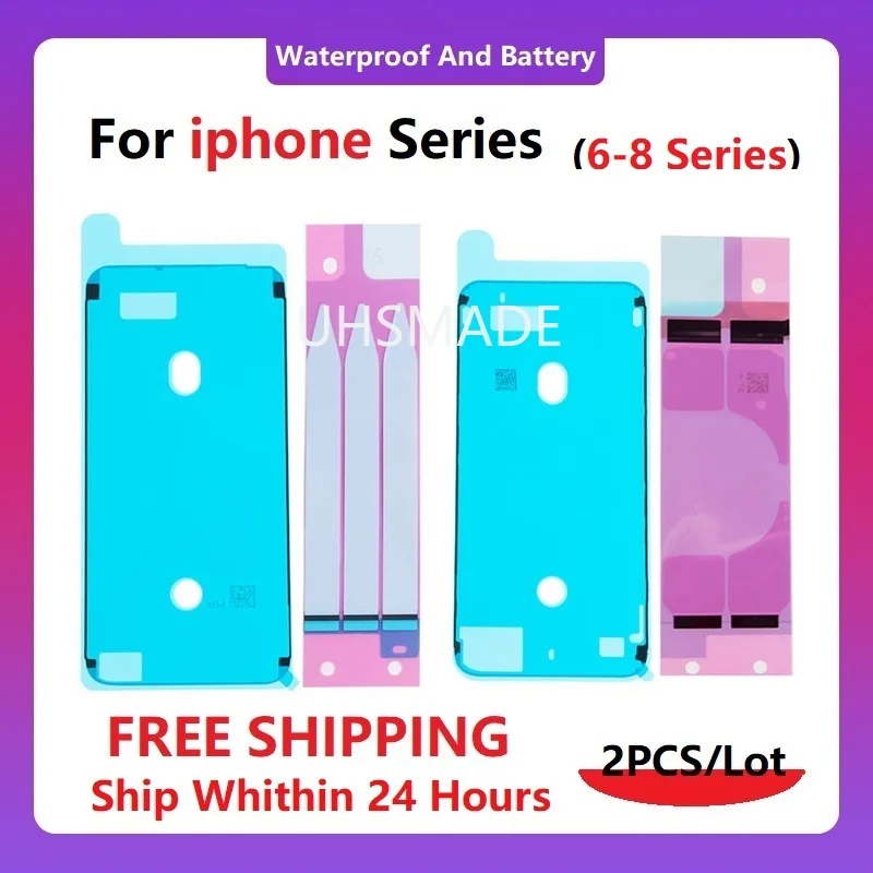 1 компл. Клейкая лента для рамки ЖК-экрана клейкая + наклейка на батарею iPhone 6 6S 7 8