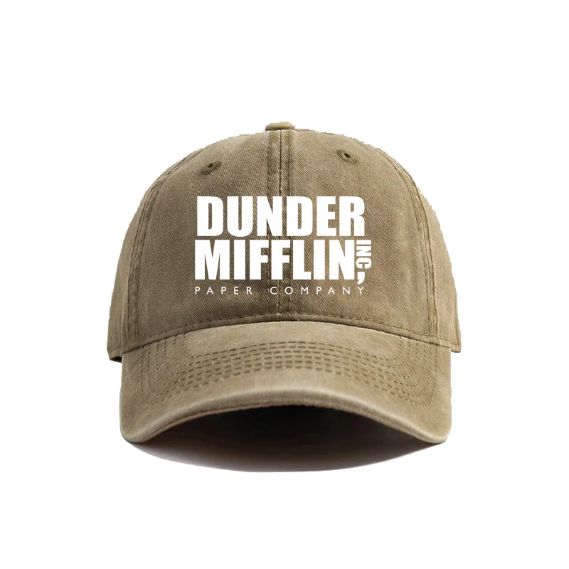 Бейсболка Dunder Mifflin Мужская кепка в стиле ретро регулируемая летняя