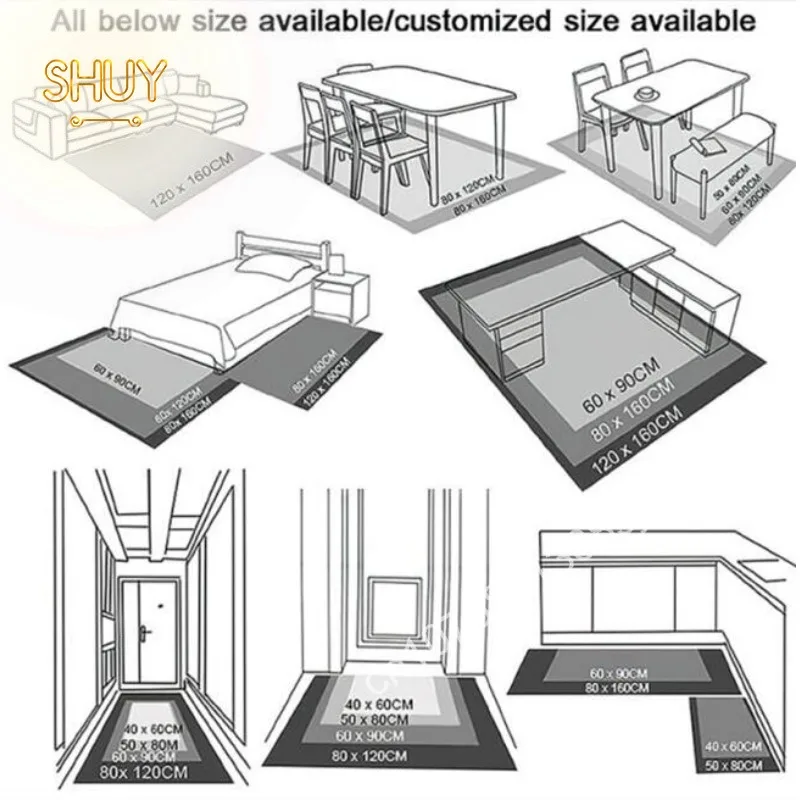 Рисунок 6 - Роскошный коврик с абстрактными линиями