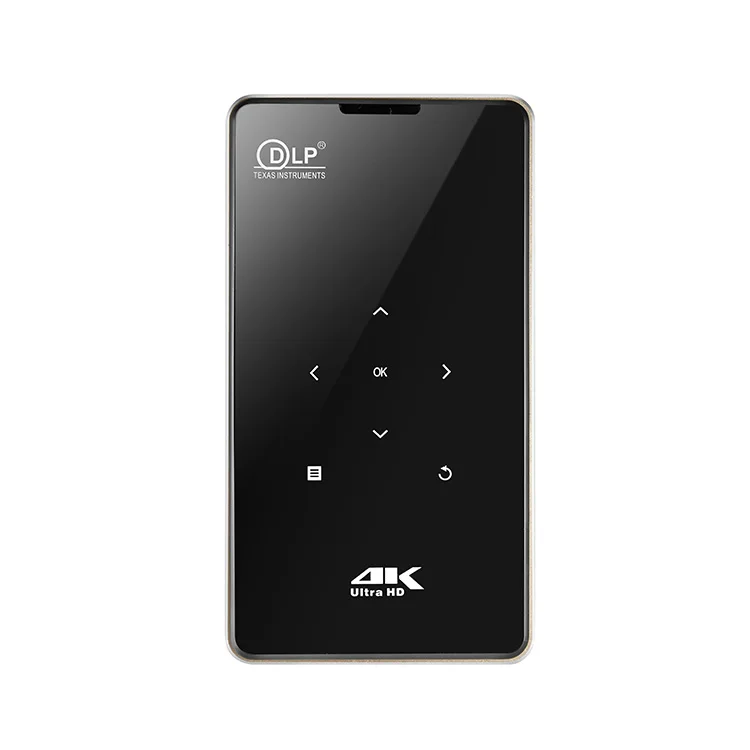 

Portable P09 4k mini projector DLP 1G8G android smart projector dual wifi Keystone Correction projector