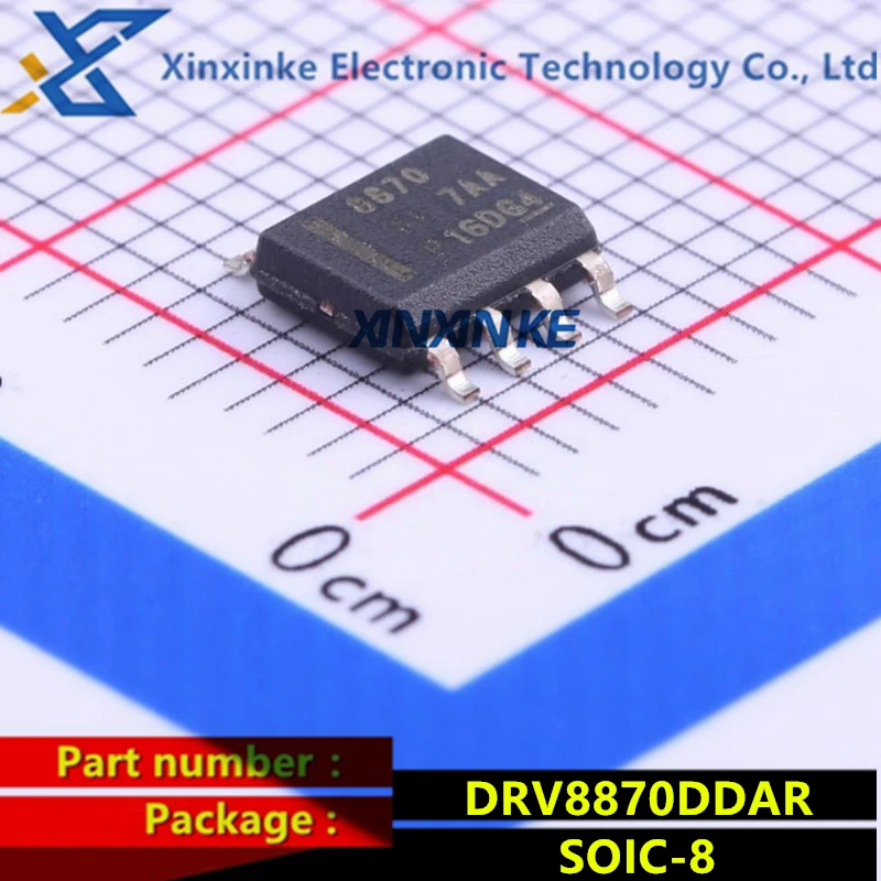 

DRV8870DDAR SOIC-8 Motion Ignition Controllers 45-V 3.6-A H-bridge Motor Driver With Current Regulation