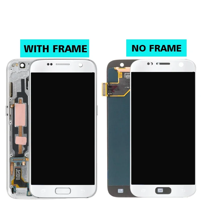ЖК-дисплей 5 1 ɻurn-shadow SUPER AMOLED для Samsung S7 дисплей с рамкой G930 G930F ЖК-экран