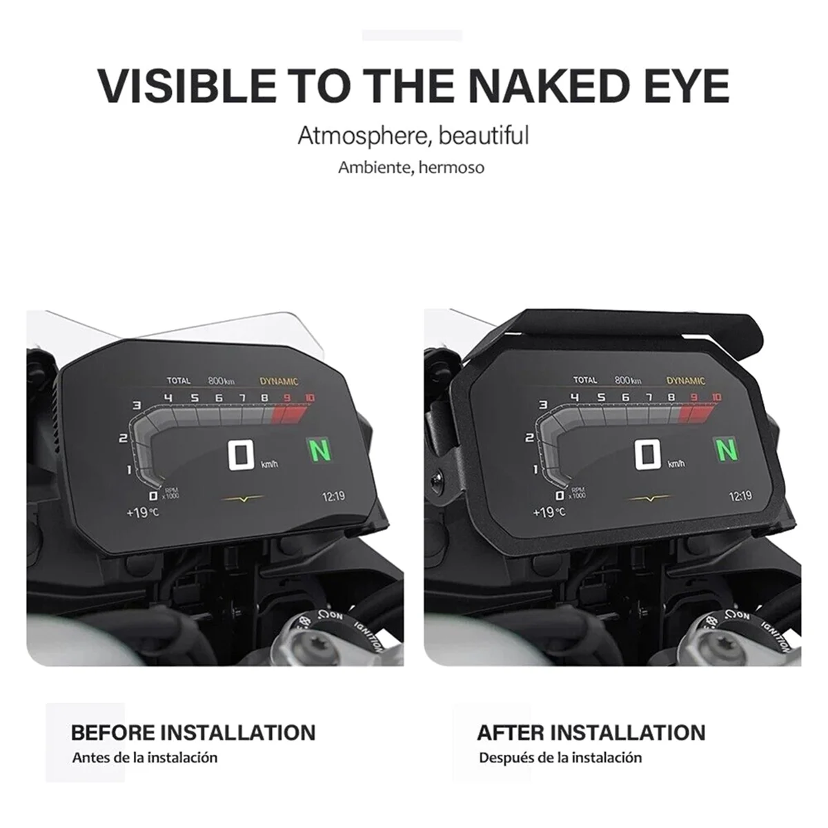 Для BMW F750GS F850GS 2018-2022 F 750 850 GS крышка рамки метра TFT защита от кражи Защитная пленка