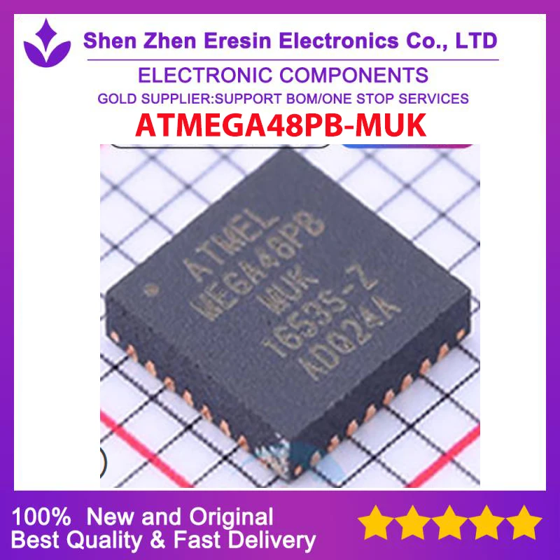 

Free shipping 1PCS/LOT ATMEGA48PB-MUK QFN32 New and original