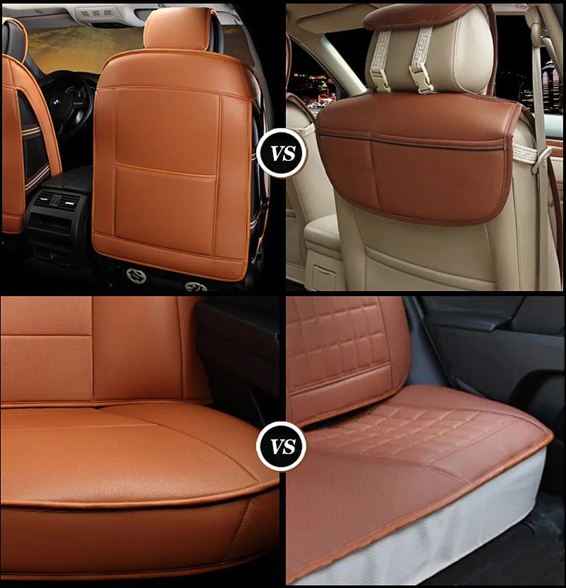 Водонепроницаемые кожаные чехлы на сиденья пикапа полный комплект спортивный