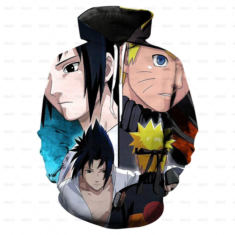 

3D Naruto Graphics Hoodie Naruto Anime Hoodie Men's Hoodie Kids Sweatshirts Harajuku Long Sleeve Plus Size Top Casual Hoodie