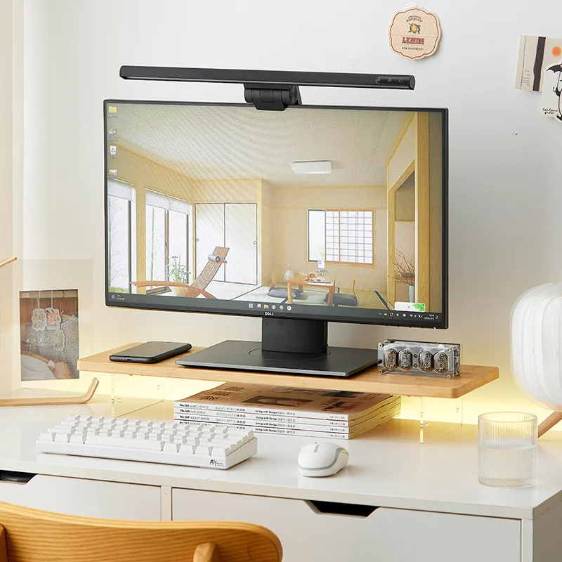 

Acrylic Suspension Heightening Stand Office Desktop Desktop Computer Screen Pad Heightening Display Heightening Stand