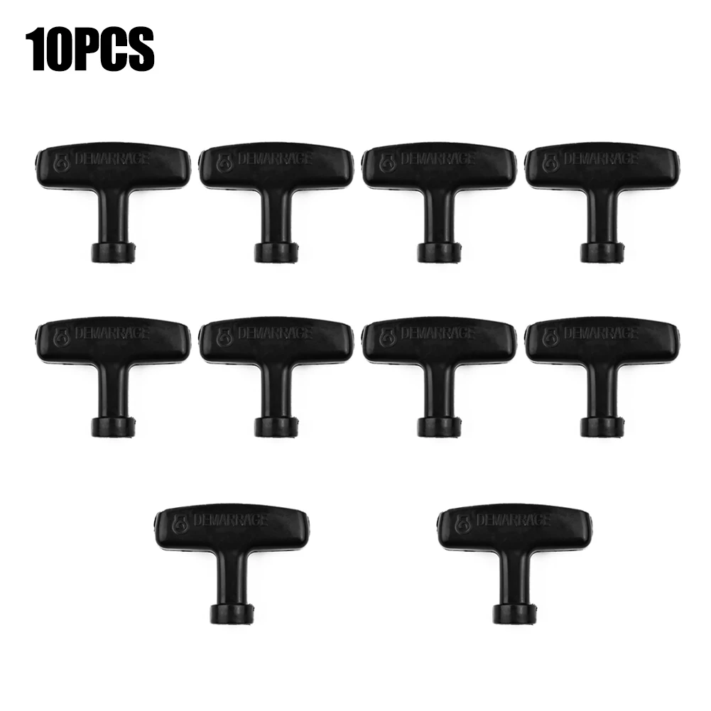

10PCS Recoil Starter Handle Plastic Black Replacement For Honda GX160 GX200 GX240 Lawnmower Generator Starter Pull Plate