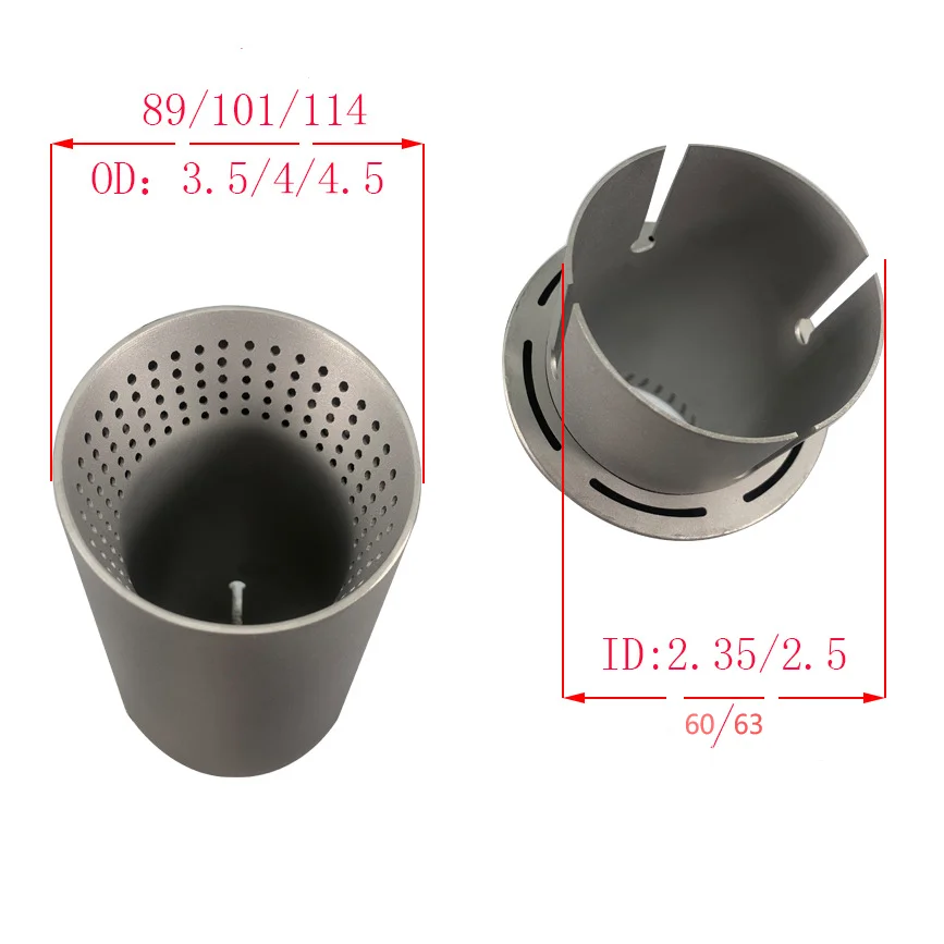 Бесплатная доставка 1 шт. наконечник автомобильного глушителя из нержавеющей