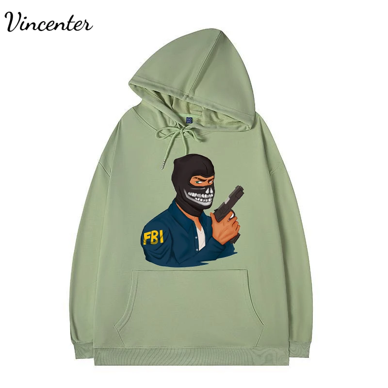 

2022 Pullover Fashion Men'S Cotton Hoodies Casual Ski Mask Print Sweatshirts Men Top Solid Color Custom Hoodies Sweatshirt Male