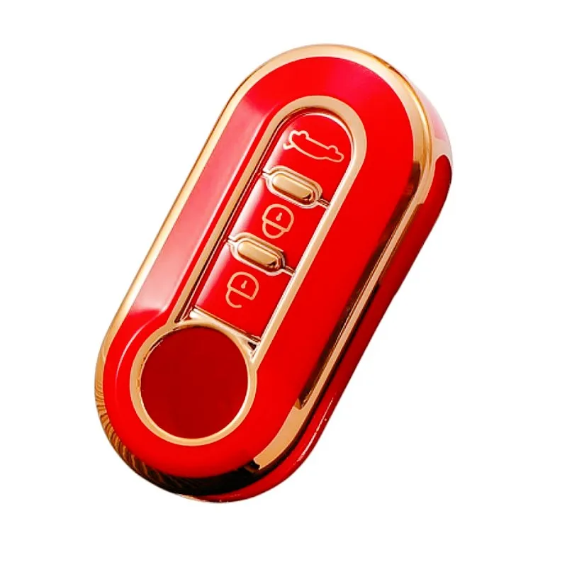 Новый дизайн чехол для автомобильного ключа из ТПУ брелок FIAT 500 Ducato Panda Lancia Musa Peugeot