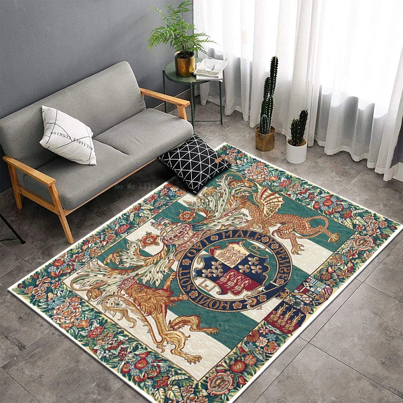 Герб оружия Crest Англия Королевский средневековый крестомер защита льва