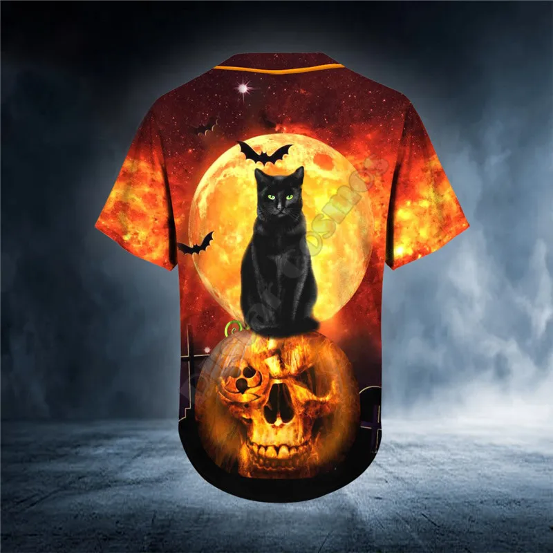 Hand Baseball Personalized Skull Baseball Jersey Shirt Baseball Shirt 3D Printed Men's Shirt Casual Shirts hip hop Tops
