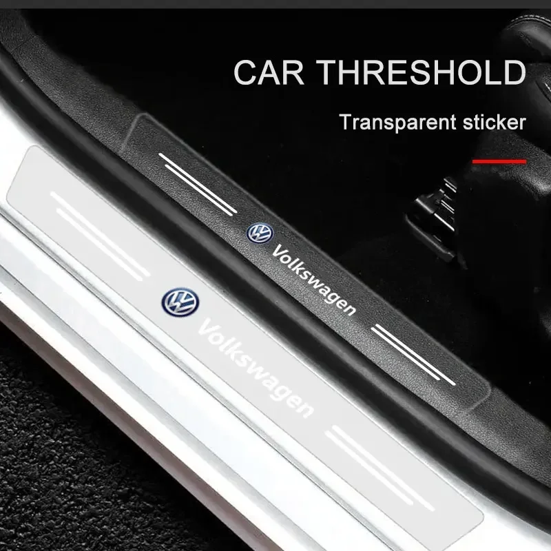 B6 для Volkswagen защита порога автомобиля прозрачный декоративный значок наклейка Golf