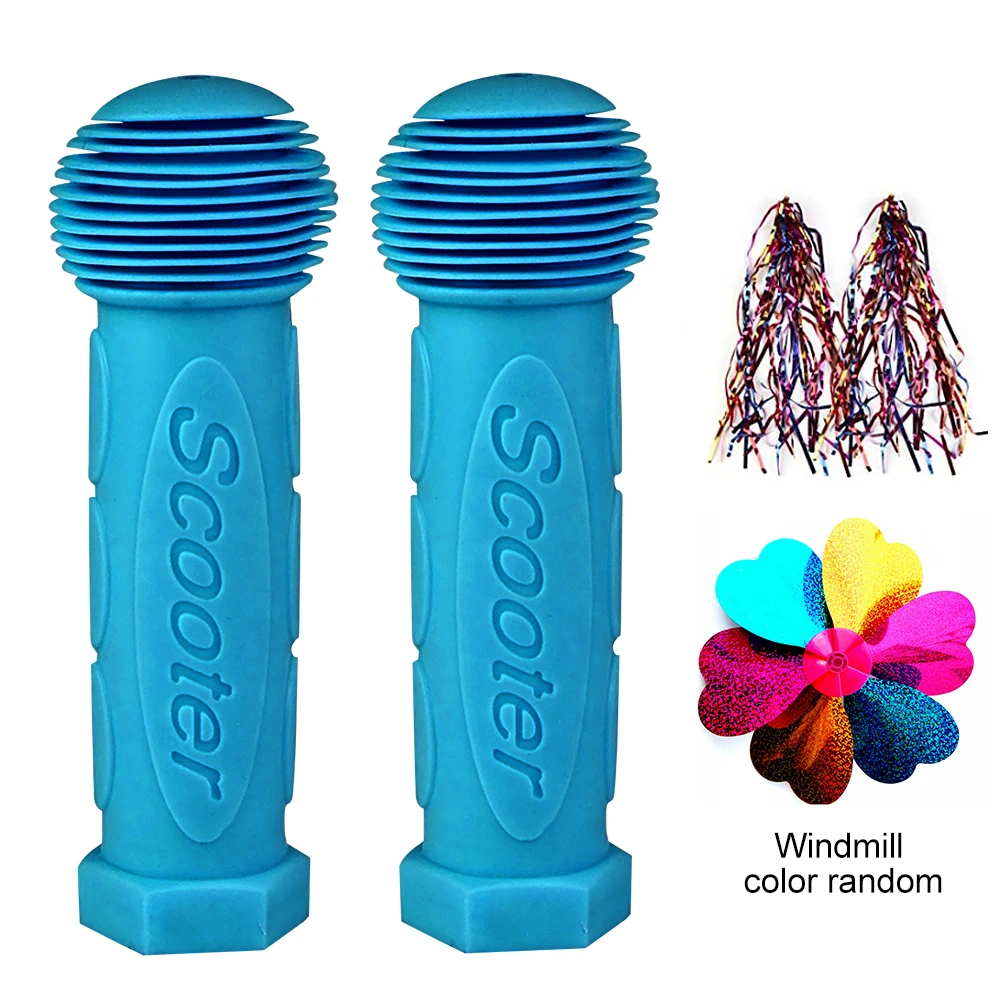 1 пара ручек для скутера Мягкие Резиновые Нескользящие прочные Простые в