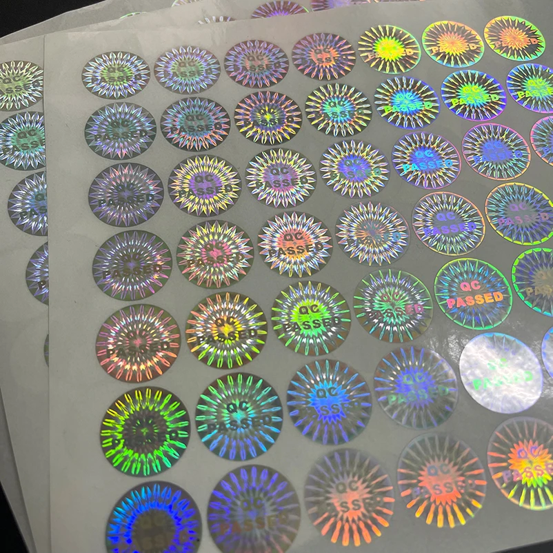 

20mmX20mm Holographic Sticker QC Passed Security Warranty Tamper Resistant Security Sticker, Laser Anti-Counterfeit Sticker