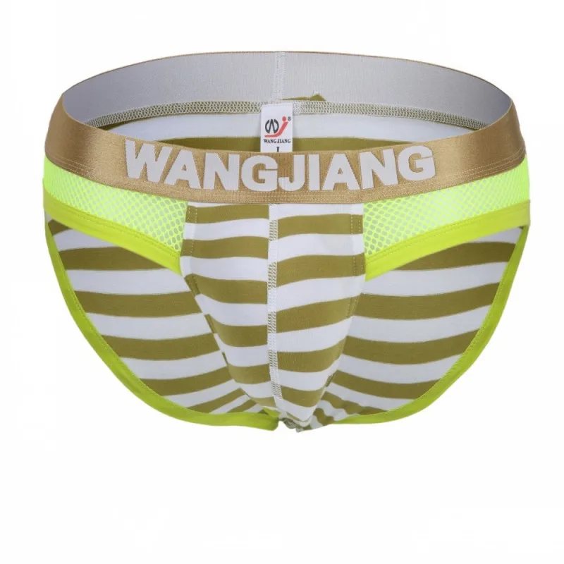 Men's underwear stripe perspective mesh sexy men's triangular underwear sexy men underwear  sexy underwear men