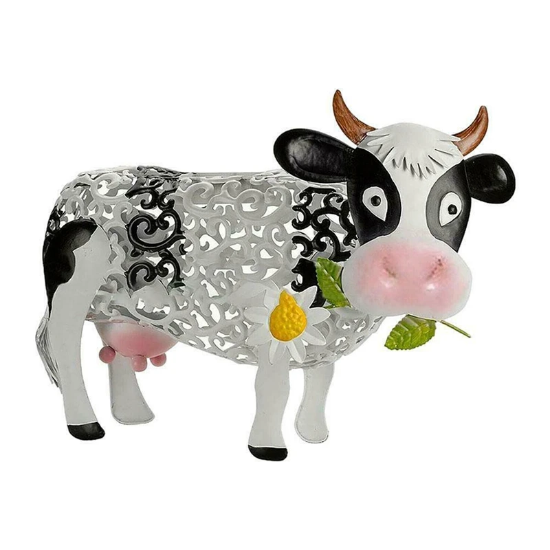 

New-Solar Garden Daisy Cow Light Lawn Landscape LED Ornament Decor Fairy Yard