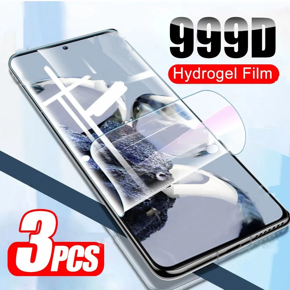3PCS Hydrogel Film For Xiaomi Mi 12 Pro 12X 11 Ultra Lite 5G NE Screen Protector for Xiomi Mi 13 12 Pro 12S X Protective Film HD