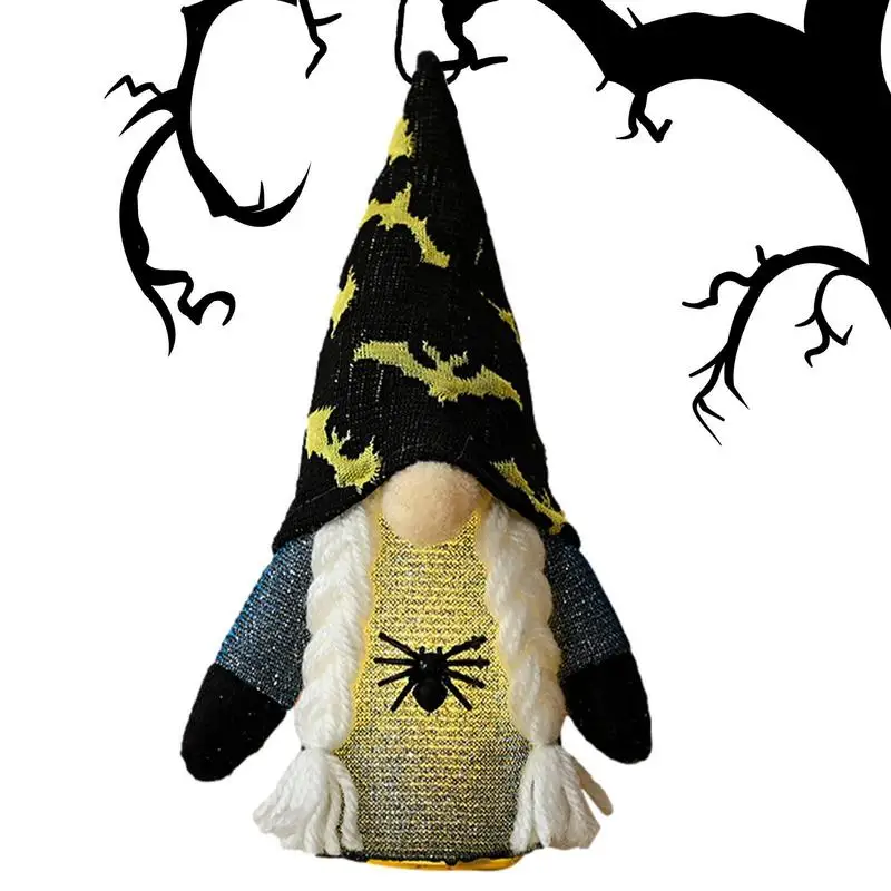 

Halloween Faceless Dwarf Halloween Faceless Old Man Doll With Witch Hat Handmade Halloween Decoration Dwarf Faceless Doll Ghost