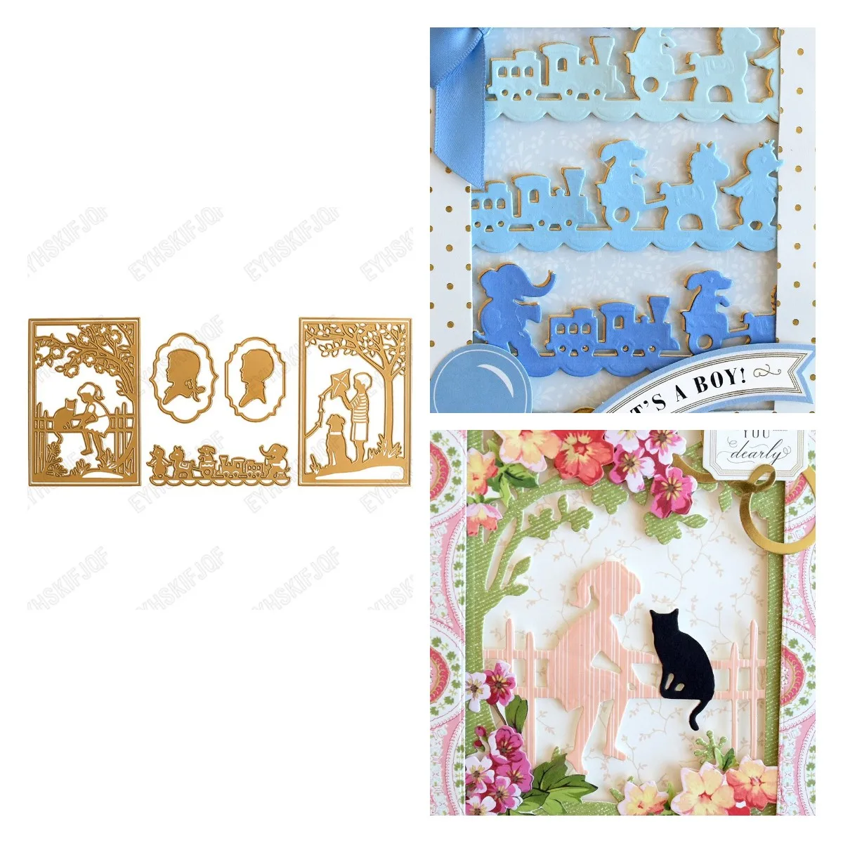 

Cat Dog People Metal Cutting Dies For Diy Scrapbooking Crafts Maker Photo Album Template Handmade Decoration 2022 New Hot
